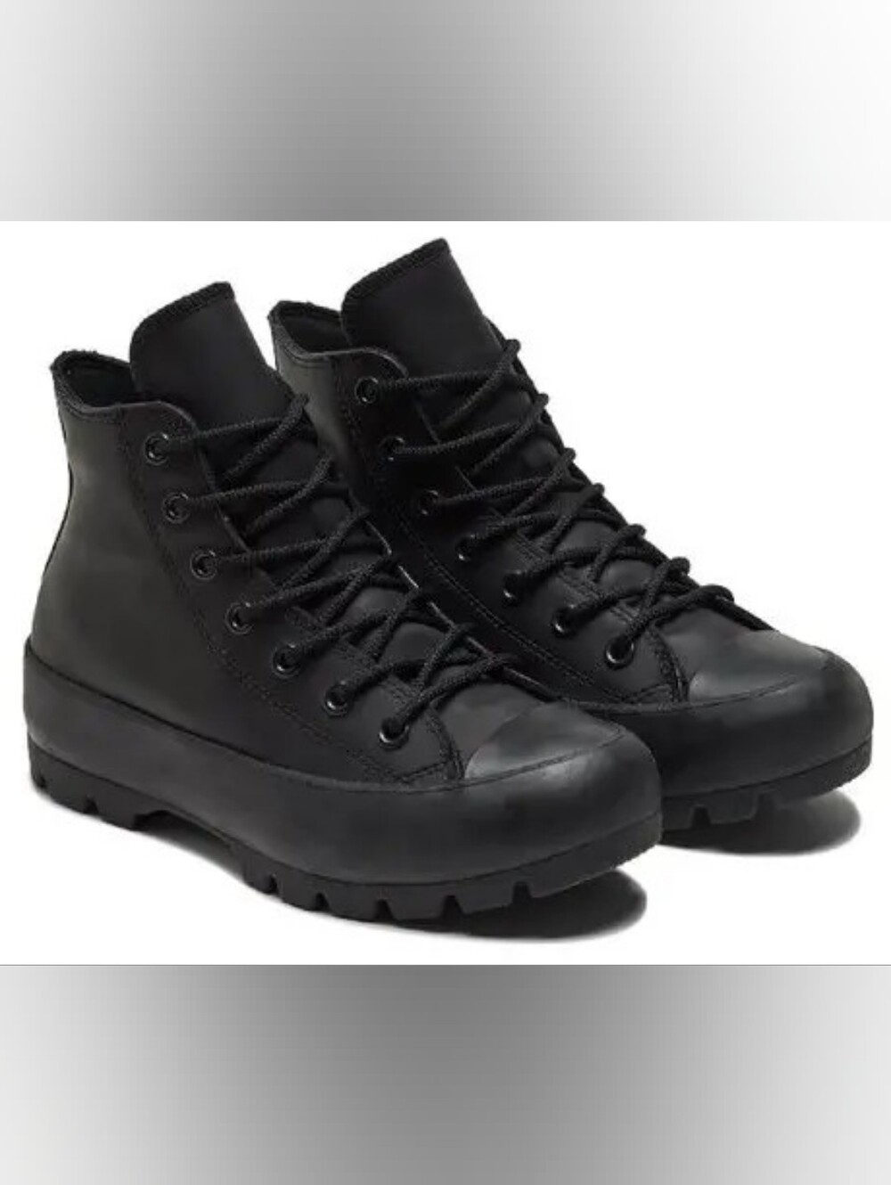Converse Chuck Taylor All Star Lugged High Monochrome Black - W 9